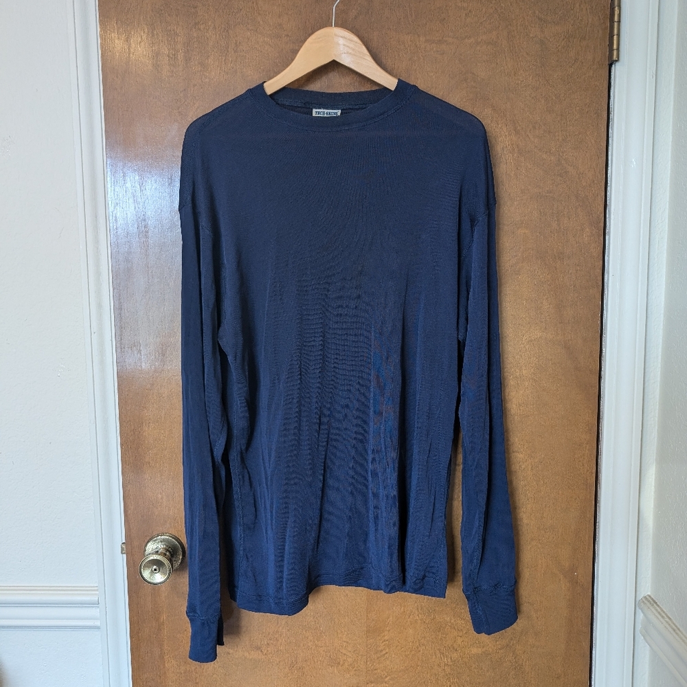 Tech-Skins by Terramar Navy Blue Base Layer Long Sleeve Shirt